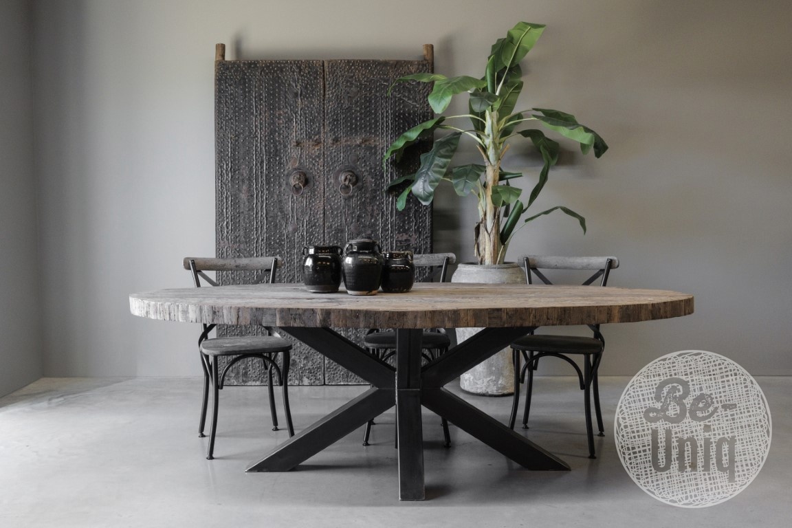Be-Uniq Eettafel New York | Ovaal | 240 cm | Incl. Spinpoot