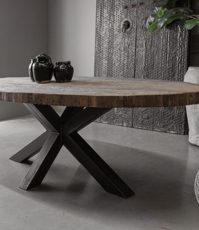 Be-Uniq Eettafel New York | Ovaal | 240 cm | Incl. Spinpoot