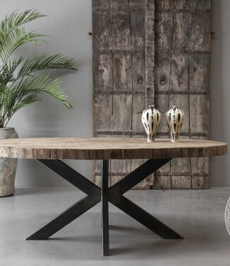Be-Uniq Eettafel New York | Ovaal | 200 cm | Incl. Spinpoot