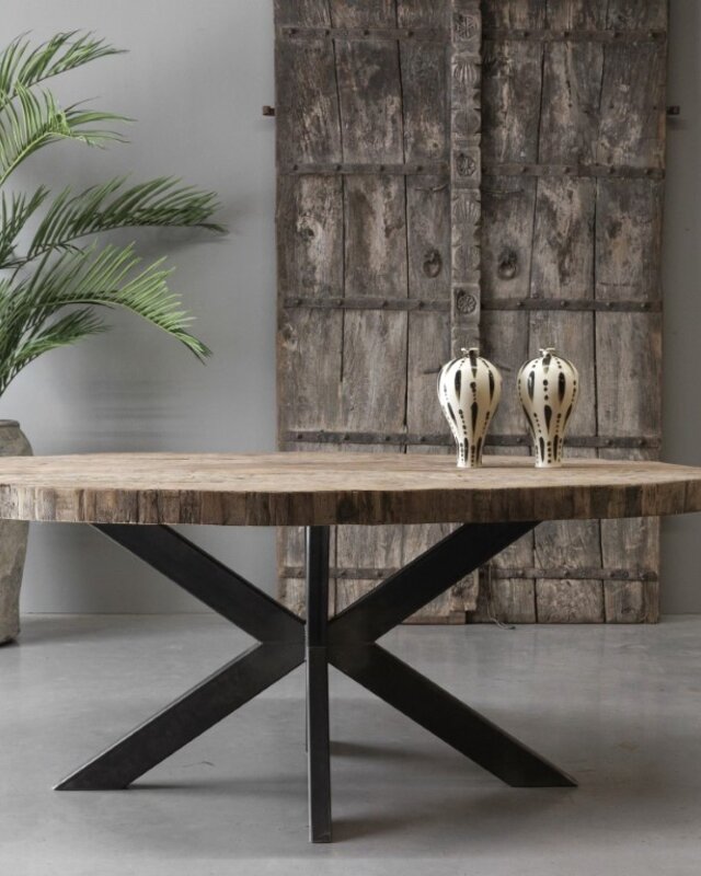 Be-Uniq Eettafel New York | Ovaal | 200 cm | Incl. Spinpoot