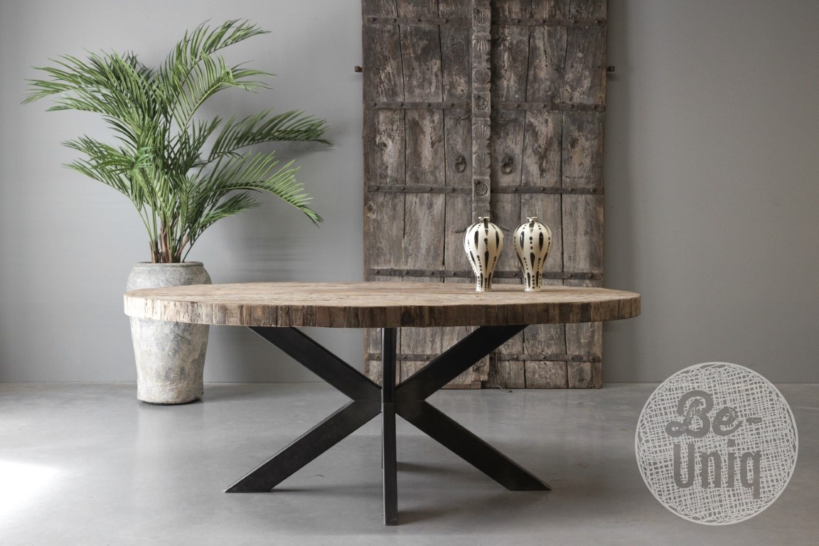 Be-Uniq Eettafel New York | Ovaal | 200 cm | Incl. Spinpoot