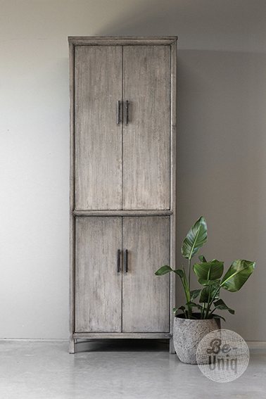 Be-Uniq 4-Deurs Kast | Patine Collection | H220xB75xD40 cm