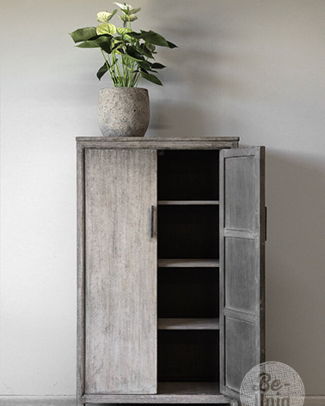 Be-Uniq 2-Deurs Kast | Patine Collection | H140xB80xD40 cm