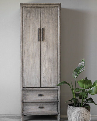 Be-Uniq 2-Deurs Kast | Patine Collection | H180xB60xD40 cm