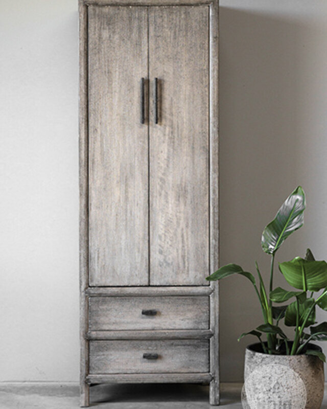 Be-Uniq 2-Deurs Kast | Patine Collection | H180xB60xD40 cm