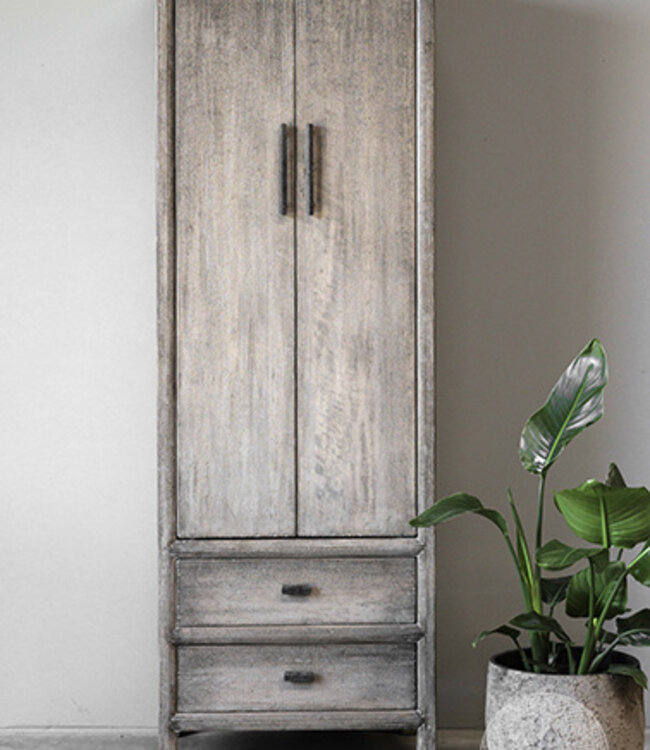 Be-Uniq 2-Deurs Kast | Patine Collection | H180xB60xD40 cm