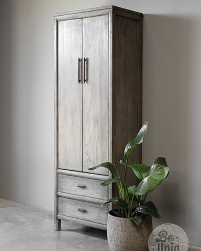 Be-Uniq 2-Deurs Kast | Patine Collection | H180xB60xD40 cm