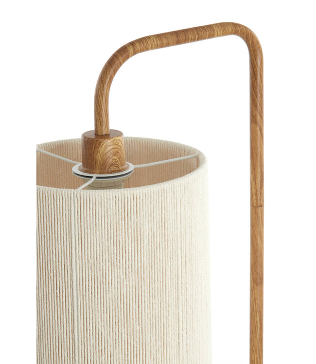 Light&Living Vloerlamp Donio | Hout | Naturel | H155 x B33,5 x D28 cm