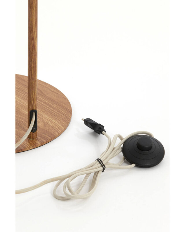 Light&Living Vloerlamp Donio | Hout | Naturel | H155 x B33,5 x D28 cm