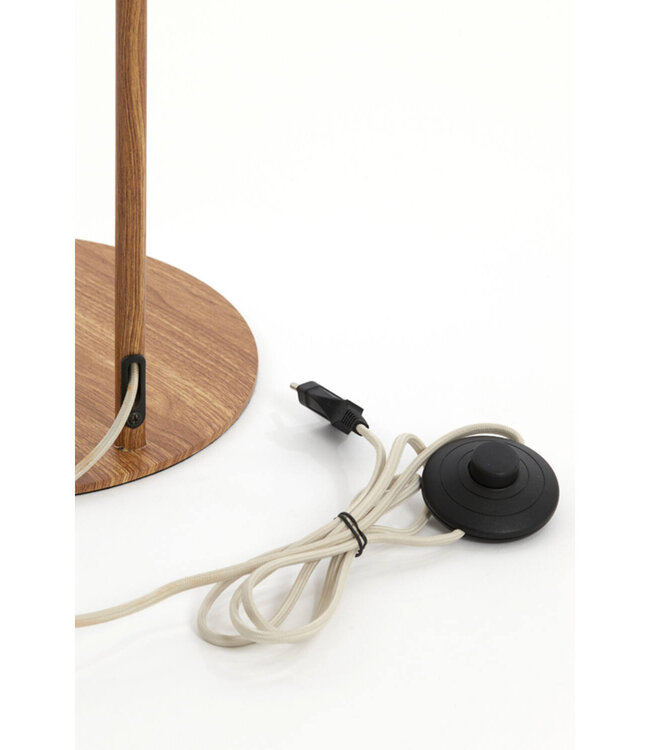 Light&Living Vloerlamp Donio | Hout | Naturel | H155 x B33,5 x D28 cm
