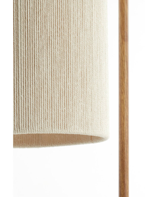 Light&Living Vloerlamp Donio | Hout | Naturel | H155 x B33,5 x D28 cm