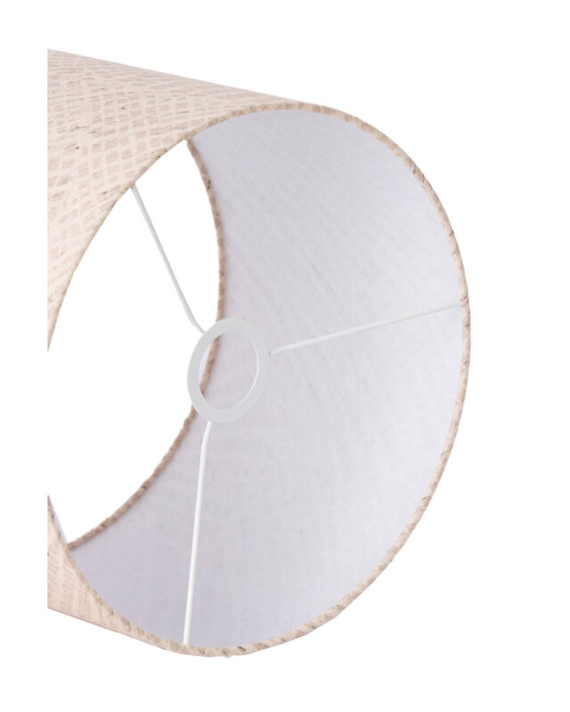 Light&Living Lampenkap | Cilinder | Stone Beige | H30 x D40 cm