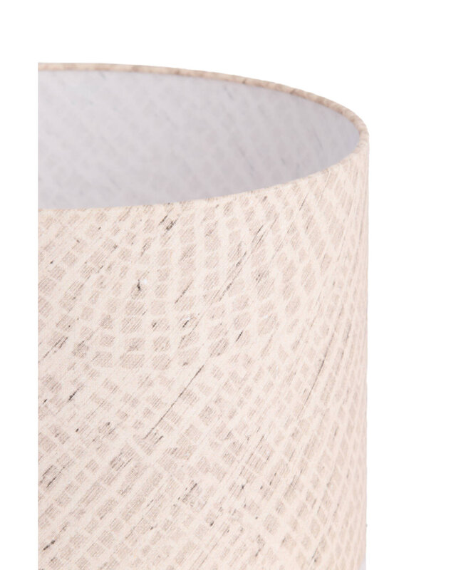 Light&Living Lampenkap | Cilinder | Stone Beige | H30 x D40 cm