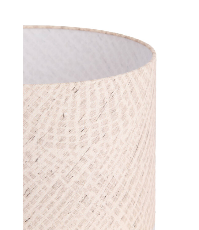 Light&Living Lampenkap | Cilinder | Stone Beige | H30 x D40 cm