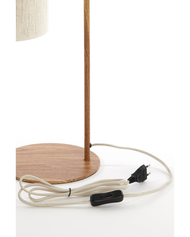 Light&Living Tafellamp Donio | Hout | Naturel | H59,5 x B26 x D20 cm