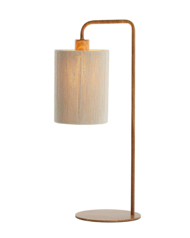 Light&Living Tafellamp Donio | Hout | Naturel | H59,5 x B26 x D20 cm
