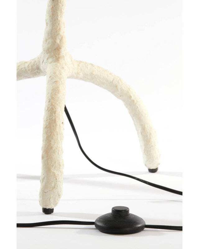 Light&Living Vloerlamp Guja | Crème | H137 x B33 x D33 cm