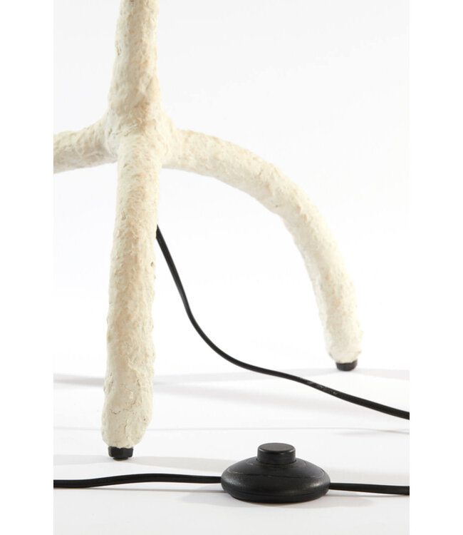 Light&Living Vloerlamp Guja | Crème | H137 x B33 x D33 cm