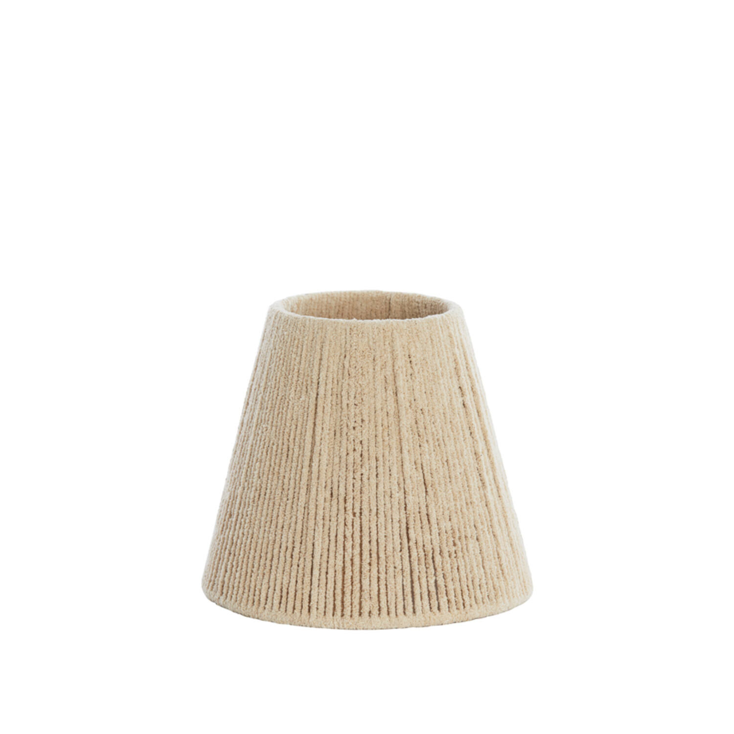 Light&Living Lampenkap Medana | Chenille Crème | 2 Maten