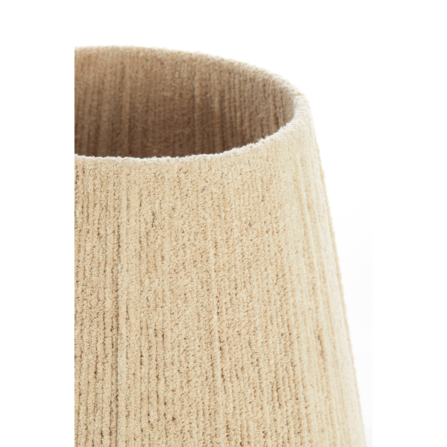 Light&Living Lampenkap Medana | Chenille Crème | 2 Maten