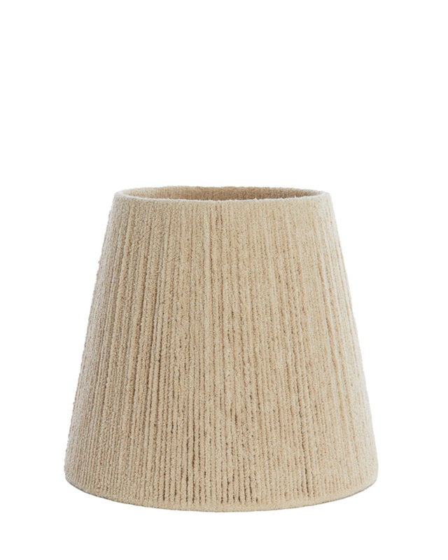 Light&Living Lampenkap Medana | Chenille Crème | 2 Maten