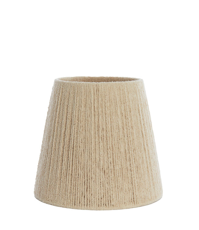 Light&Living Lampenkap Medana | Chenille Crème | 2 Maten