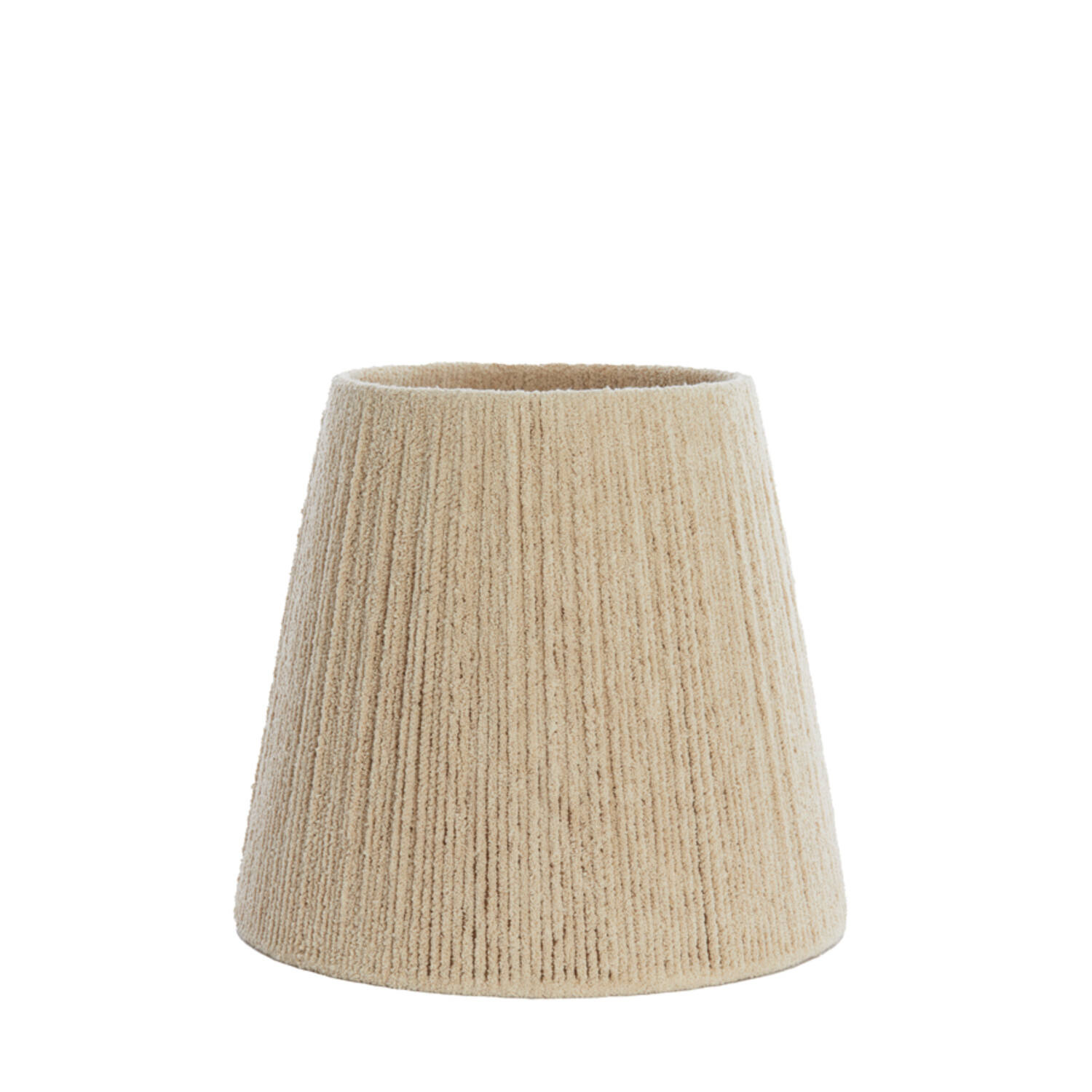 Light&Living Lampenkap Medana | Chenille Crème | 2 Maten