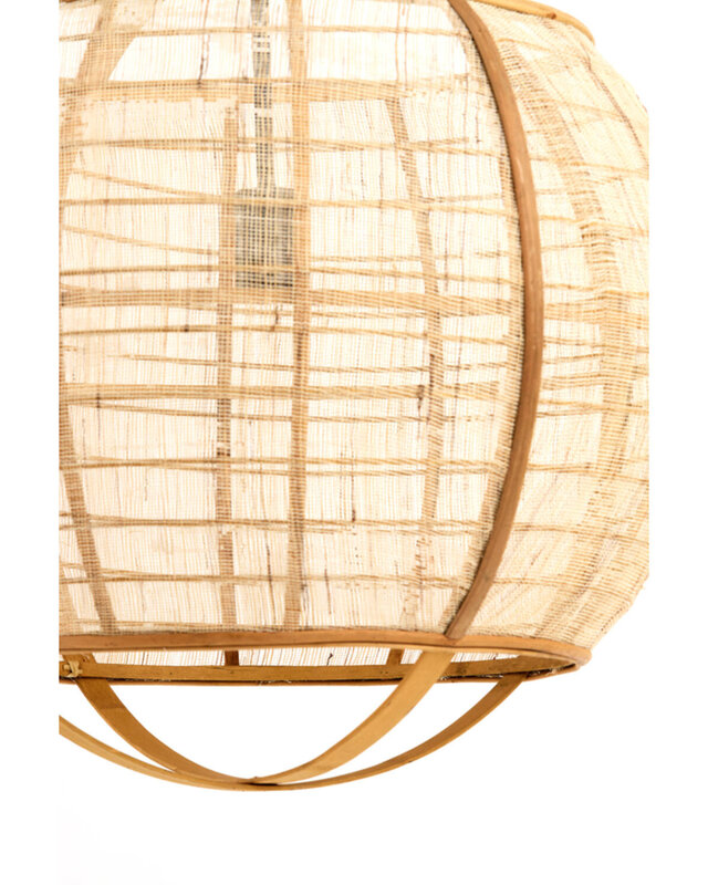 Light&Living Hanglamp Reeva | Linnen | Beige | H50 x D50,5 cm