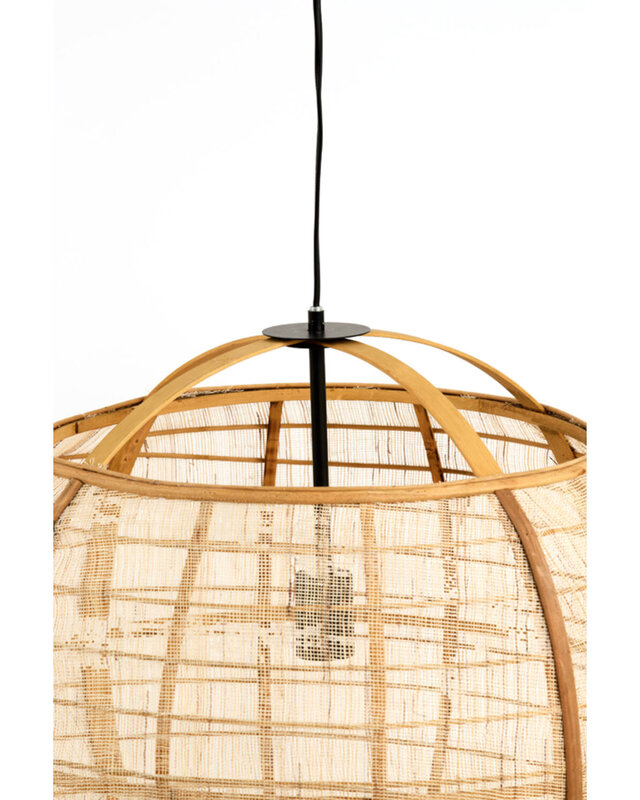 Light&Living Hanglamp Reeva | Linnen | Beige | H50 x D50,5 cm