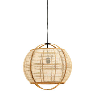Light&Living Hanglamp Reeva | Linnen | Beige | H50 x D50,5 cm
