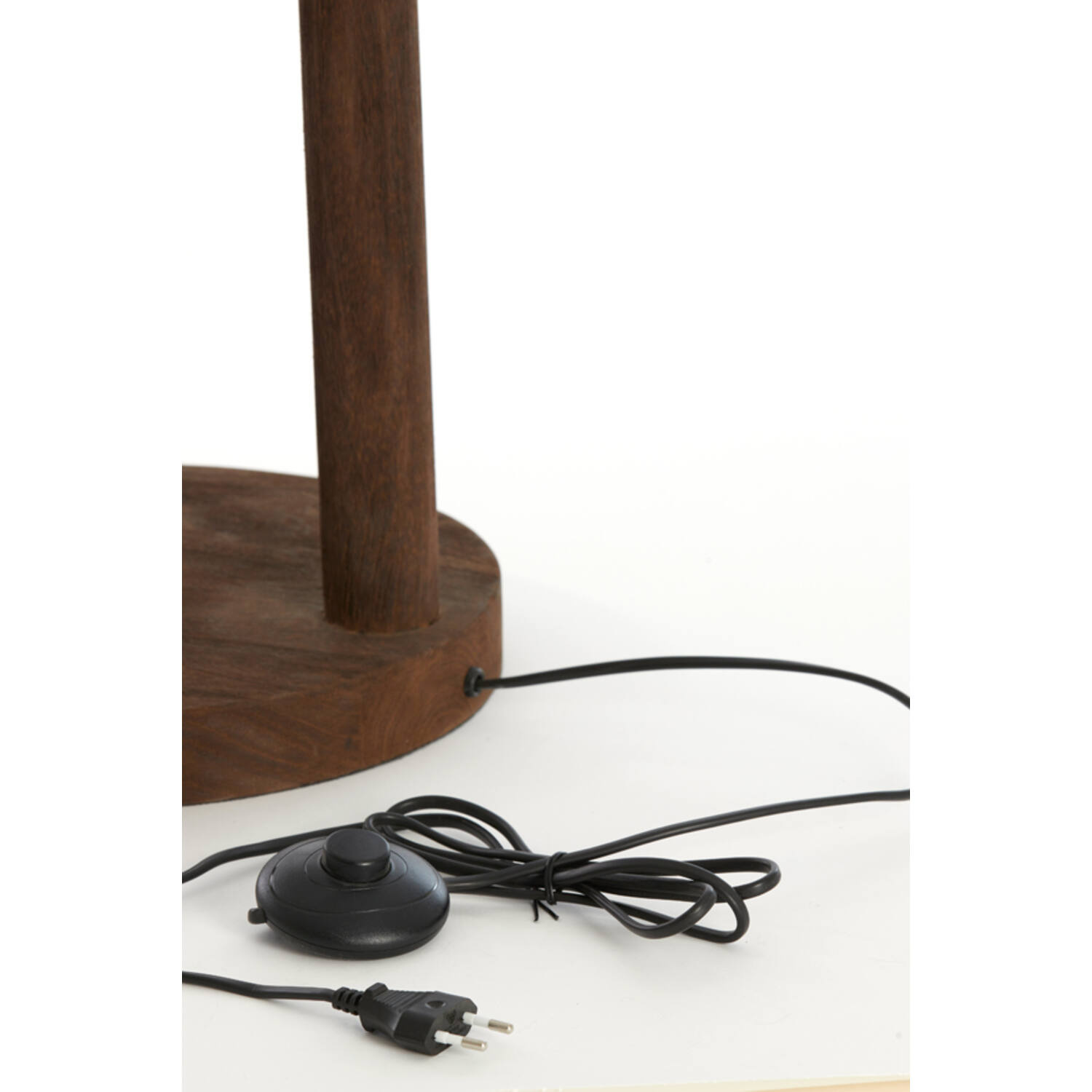 Light&Living Vloerlamp Xitta | Hout | Donkerbruin | H135 x D30 cm