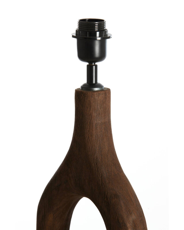 Light&Living Vloerlamp Xitta | Hout | Donkerbruin | H135 x D30 cm