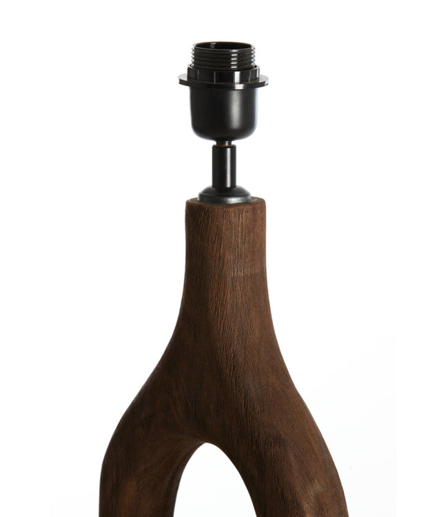 Light&Living Vloerlamp Xitta | Hout | Donkerbruin | H135 x D30 cm