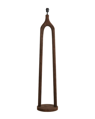 Light&Living Vloerlamp Xitta | Hout | Donkerbruin | H135 x D30 cm