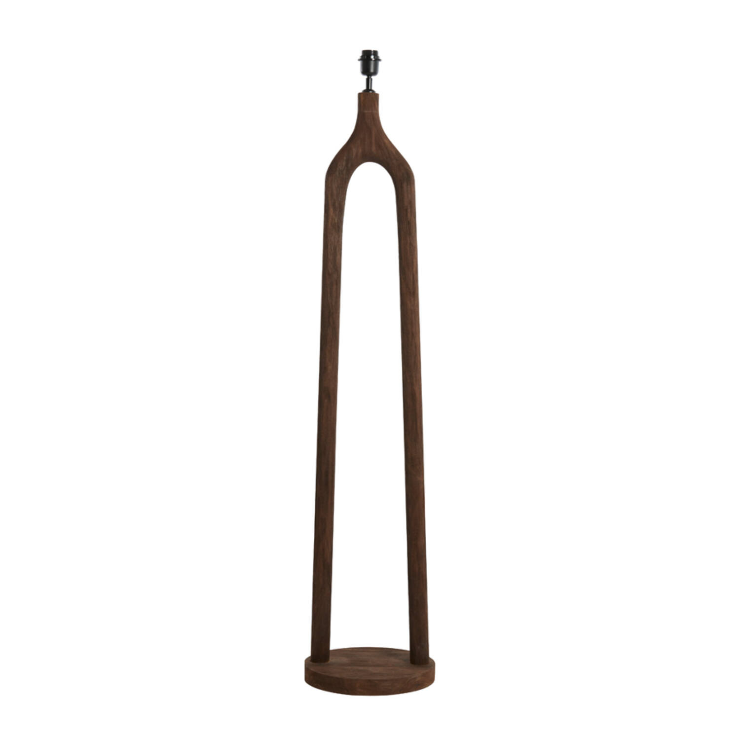Light&Living Vloerlamp Xitta | Hout | Donkerbruin | H135 x D30 cm