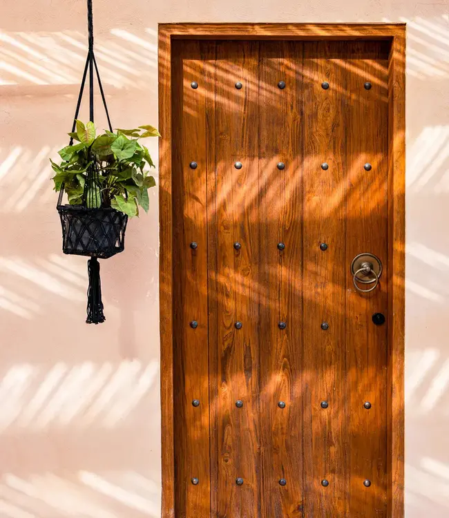 Bazar Bizar De Macramé Plantenhanger - Zwart - M_40