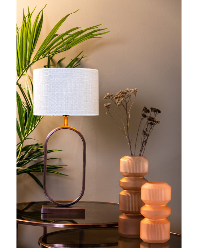 Light&Living Lampenkap Saverna | Gebroken Wit | Kies Maat