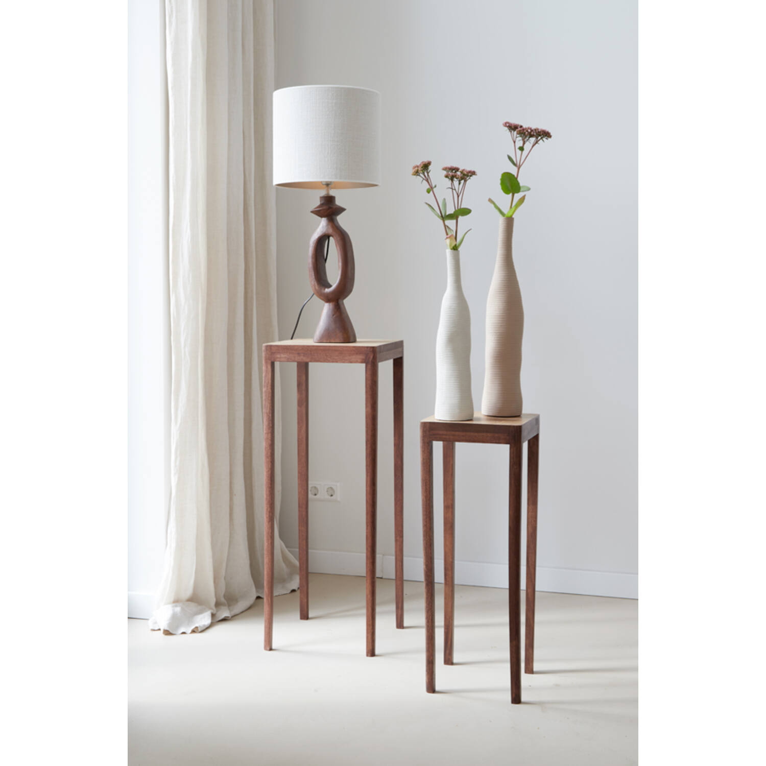 Light&Living Lampenkap Saverna | Gebroken Wit | Kies Maat