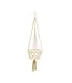 Bazar Bizar De Macramé Plantenhanger - Wit - M_40