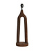 Light&Living Lampenvoet Xitta | Hout | Donkerbruin | H55 x D20 cm