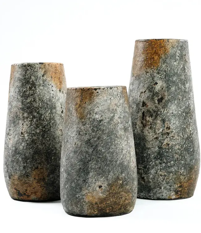 Bazar Bizar De Spookachtige Vaas - Antiek Grijs - S