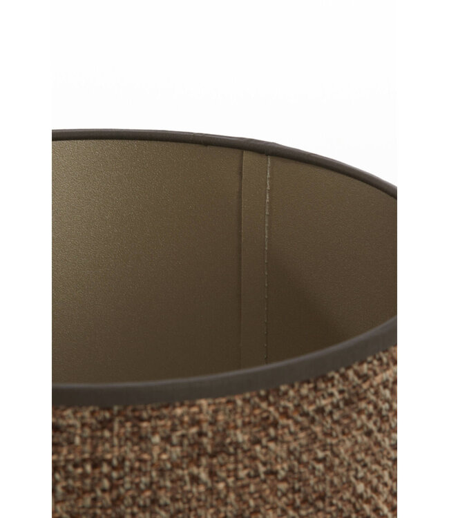 Light&Living Lampenkap Saverna | Donkerbruin | Kies Maat