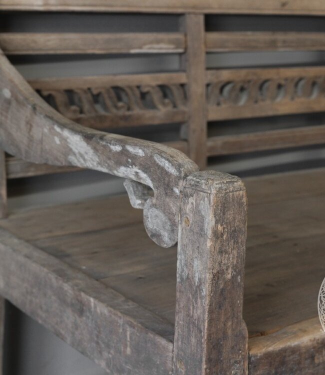 Be-Uniq Authentieke Bank | Indonesië | H88xB189xD74 cm