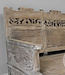 Be-Uniq Oude Bank Met Klep | Rustiek Verweerd | H95xB140xD52 cm