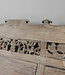 Be-Uniq Oude Bank Met Klep | Rustiek Verweerd | H95xB140xD52 cm
