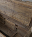 Be-Uniq Oude Bank Met Klep | Rustiek Verweerd | H95xB140xD52 cm