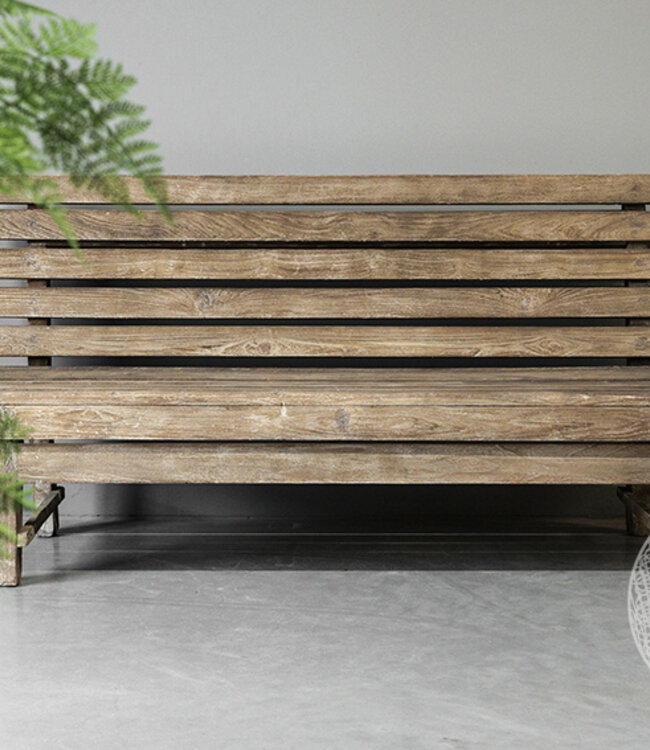 Be-Uniq Oude Bank | Rustiek Verweerd | H86xB183xD49 cm