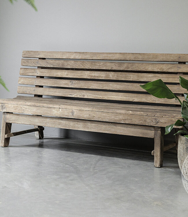 Be-Uniq Oude Bank | Rustiek Verweerd | H86xB183xD49 cm