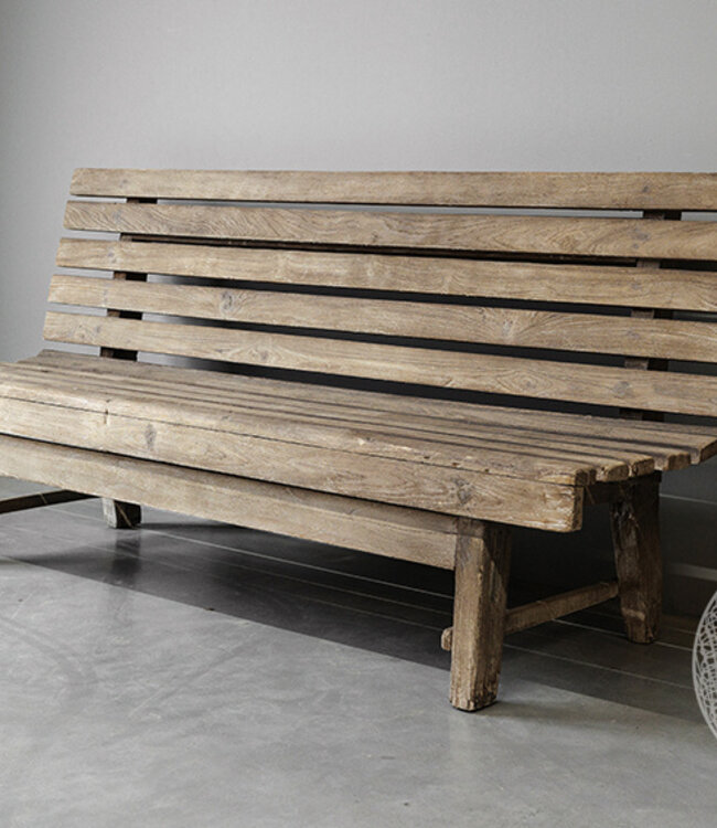 Be-Uniq Oude Bank | Rustiek Verweerd | H86xB183xD49 cm