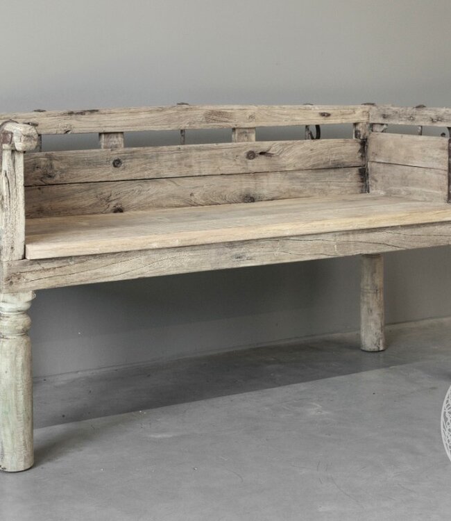 Be-Uniq Oud Bankje | India | H74 x B146 x D54 cm